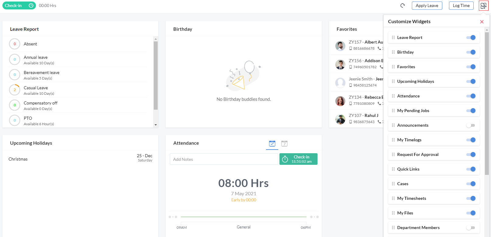 zoho people