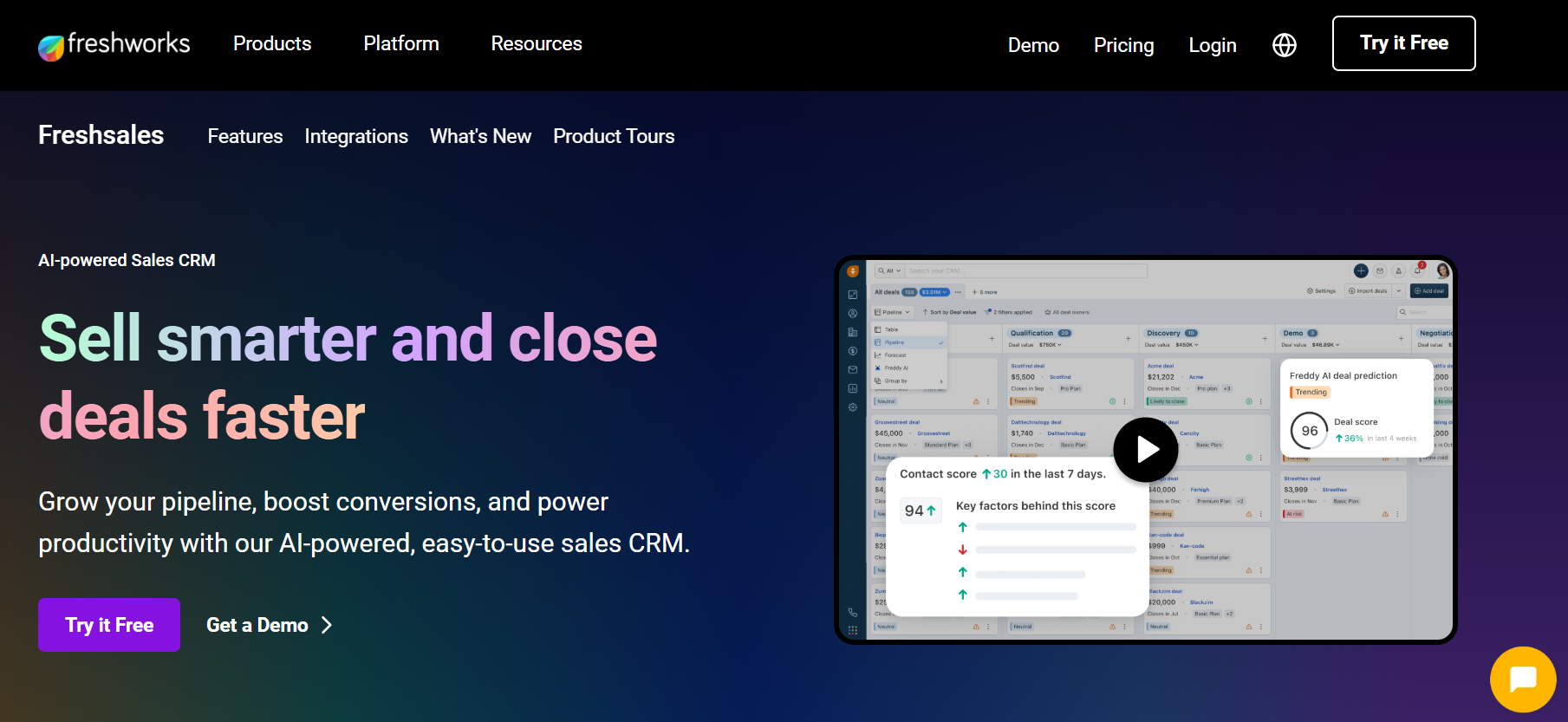 Freshworks AI CRM
