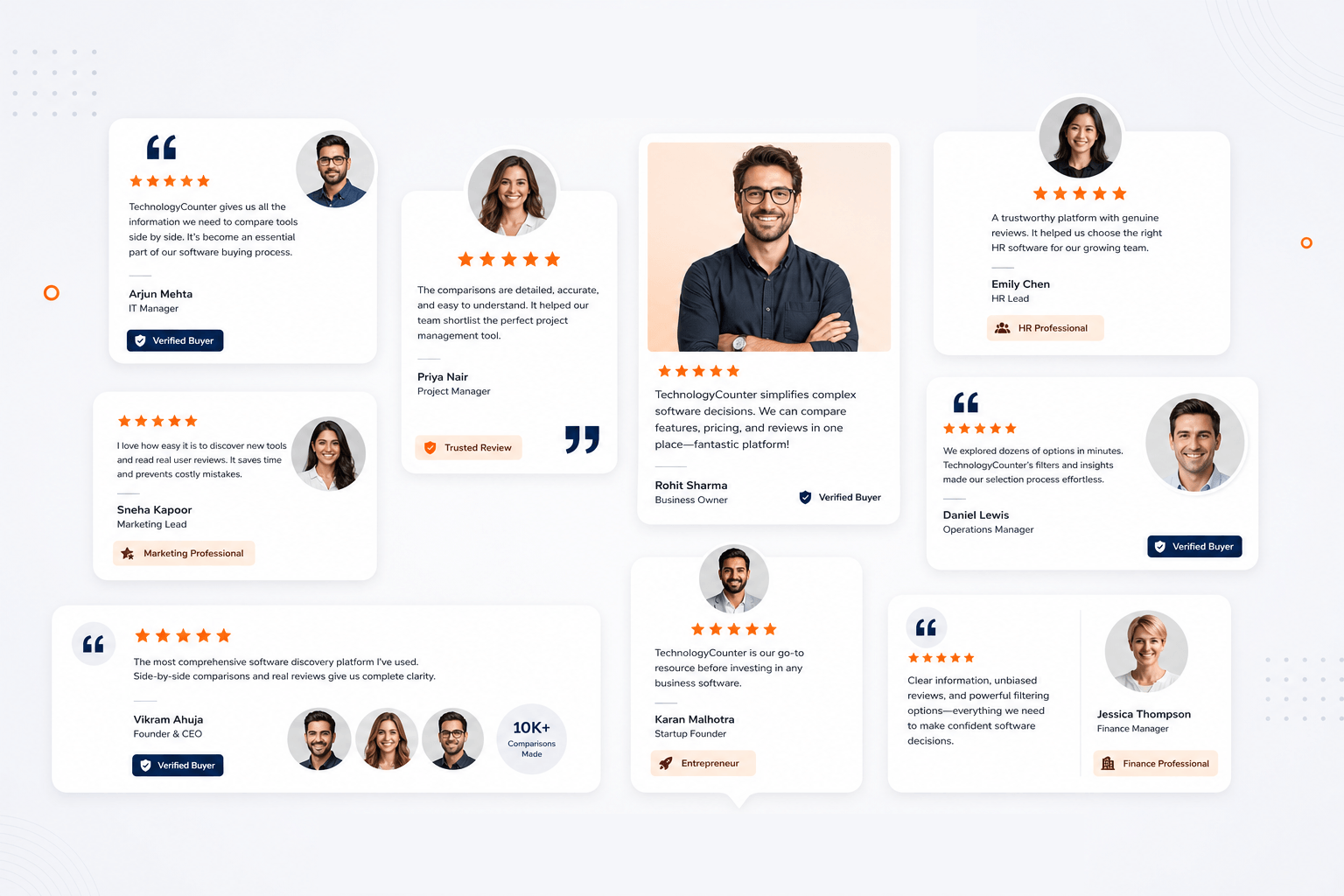 Product review dashboard mockup showing star ratings, rating breakdown bars, and individual customer reviews