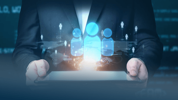 Audience reach icon representing in-market software buyers from annual website visitors