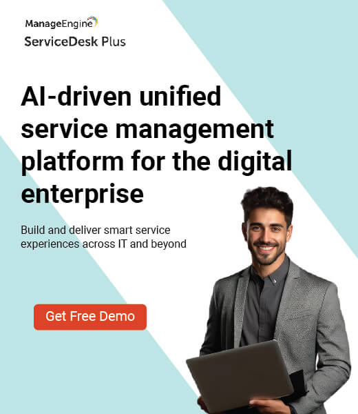 ManageEngine ServiceDesk Plus Banner