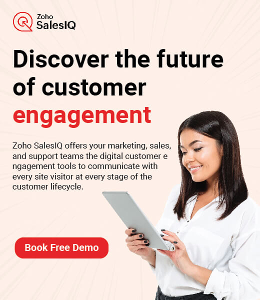 Zoho SalesIQ Banner