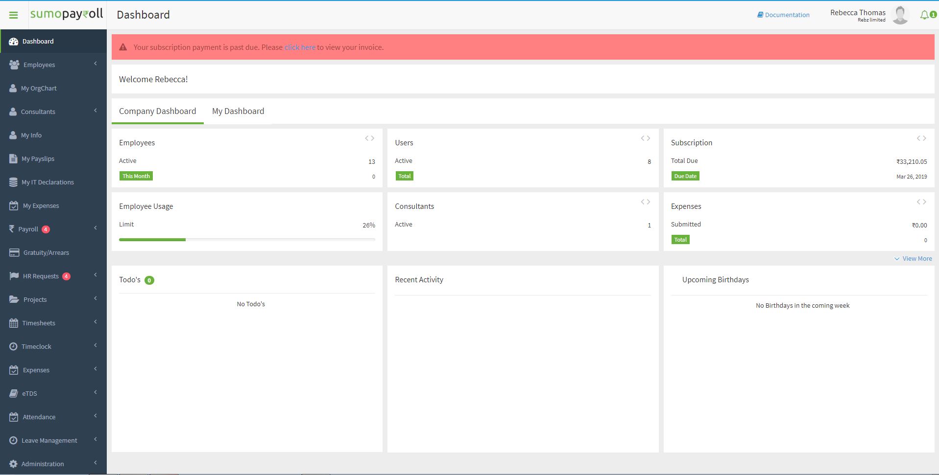 SumoPayroll Screenshots
