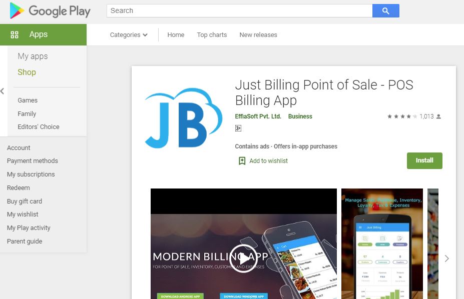 JustBilling Screenshots