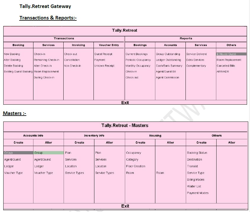Tally.Retreat Screenshots