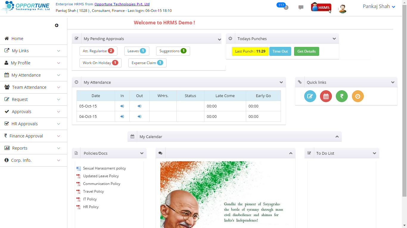 OpportuneHR Screenshots