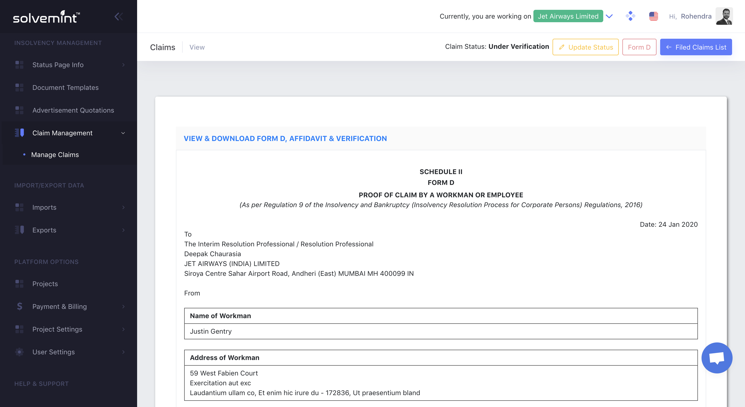 Solvemint Screenshots