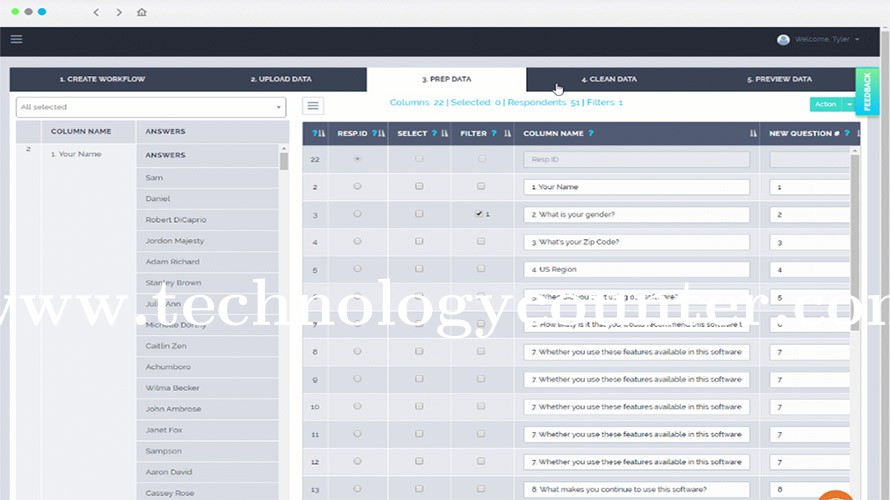 VizualSurvey Screenshots