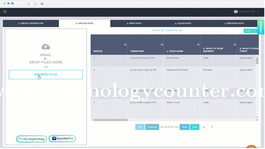 VizualSurvey Screenshots