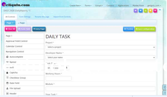 Augurs Form Builder Screenshots