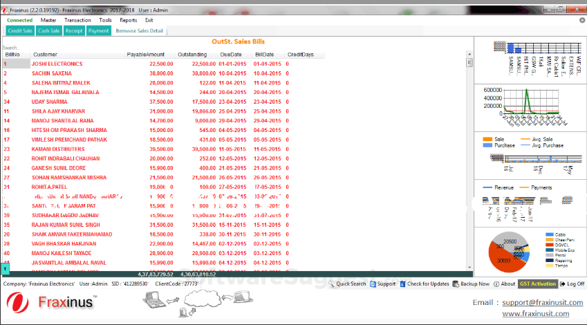 Fraxinus Books Screenshots