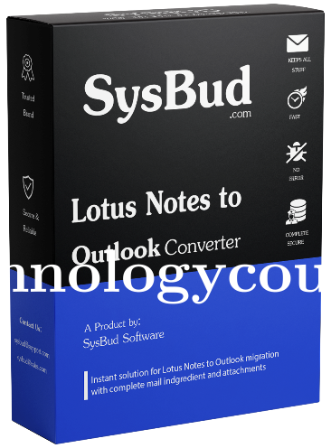 SysBud Lotus Notes to Outlook Converter Screenshots
