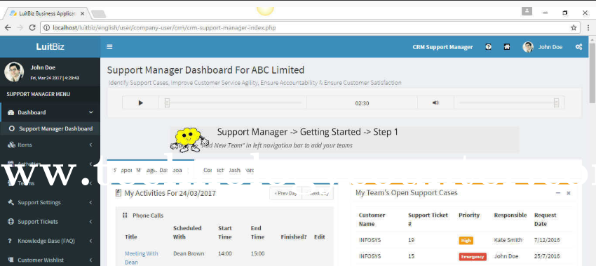 LuitBiz CRM Screenshots