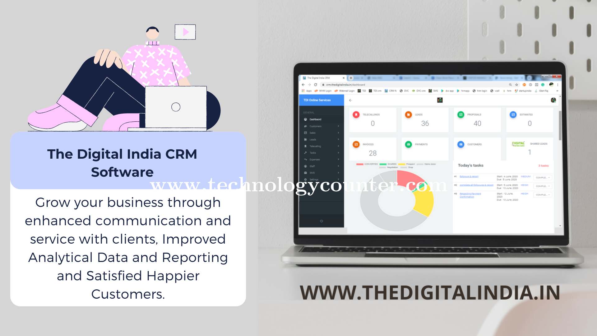 TheDigitalIndia CRM Screenshots