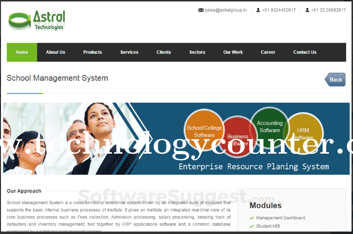 Astral School Management Screenshots