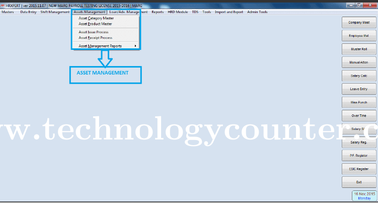 MARG ERP 9+ Payroll Screenshots