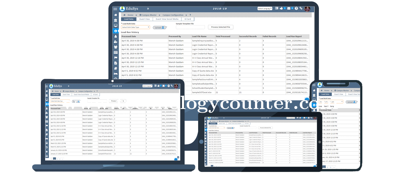 Edusys Campus Management Screenshots