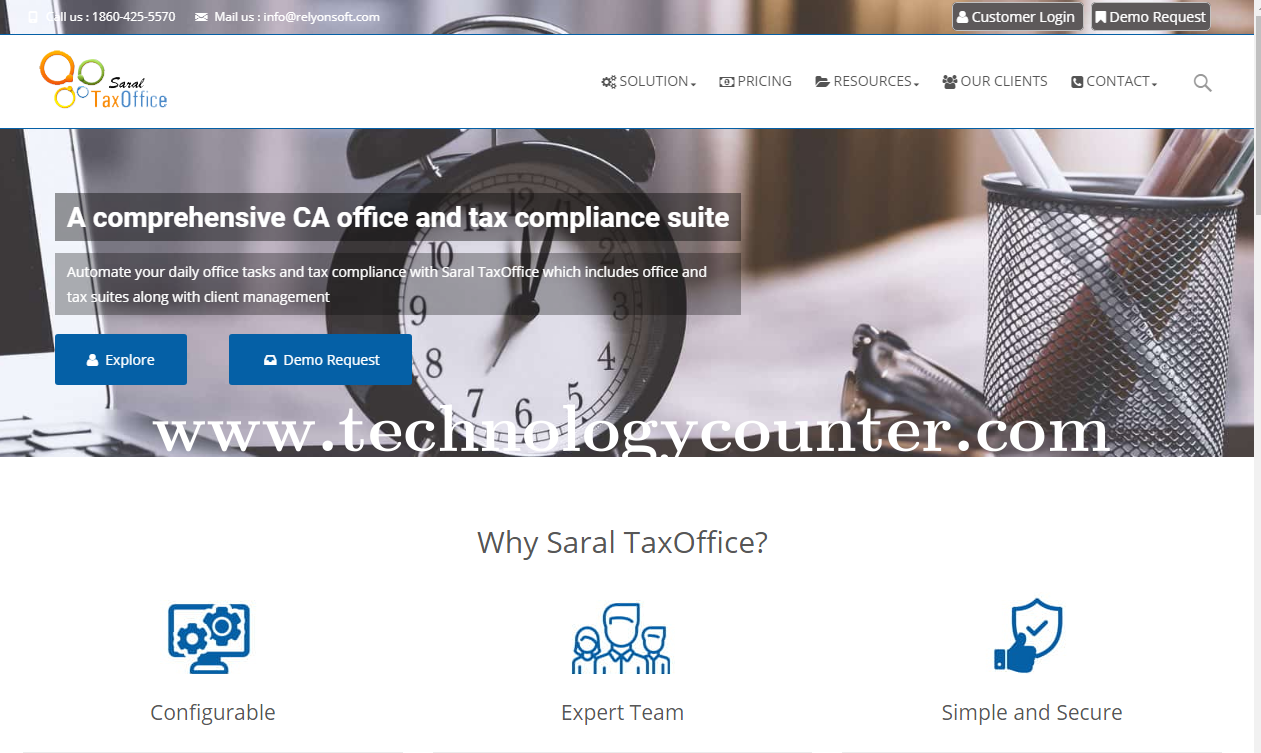 Saral TaxOffice Screenshots