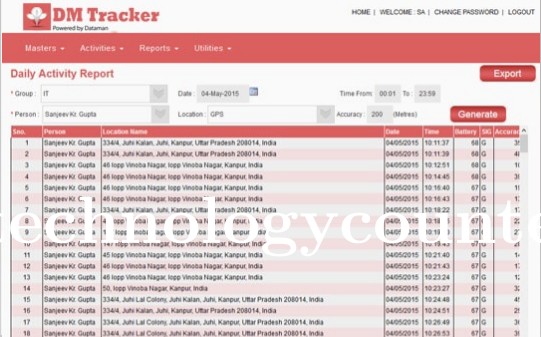 DM Tracker Screenshots