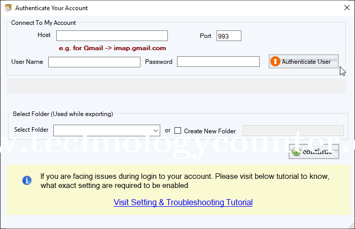WholeClear PST to IMAP Converter Screenshots