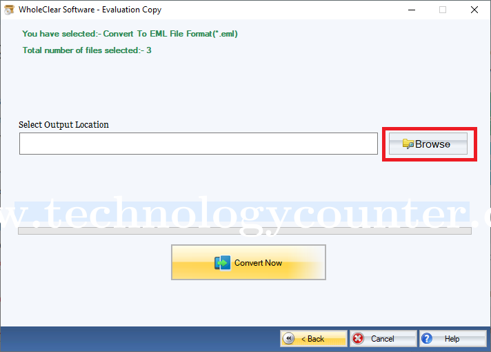 WholeClear Thunderbird to EML Converter Screenshots