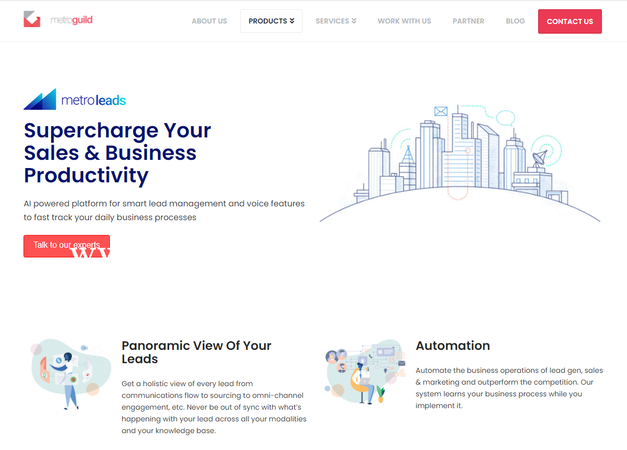 MetroLeads CRM Screenshots