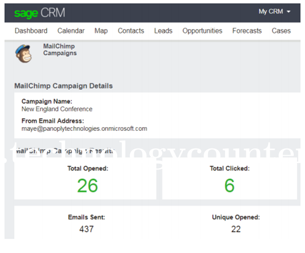 Sage CRM Screenshots