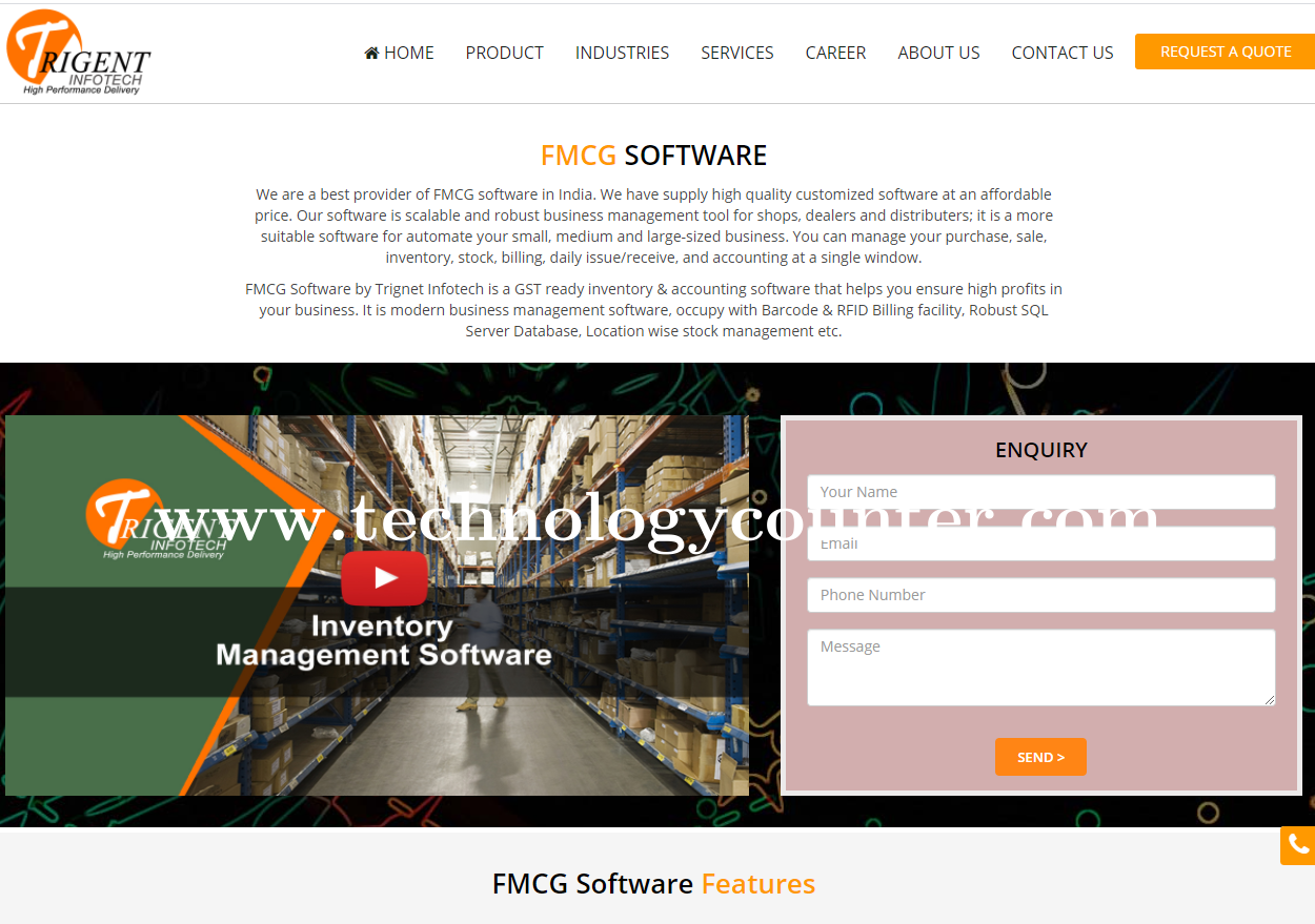 Trigent - FMCG Screenshots