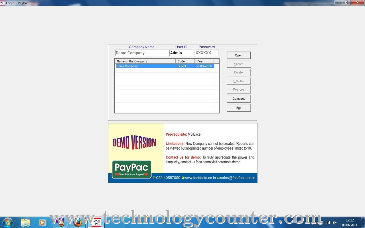 PayPac - Fast Facts Screenshots