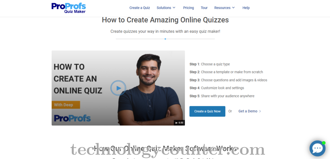 ProProfs Quiz Maker Screenshots