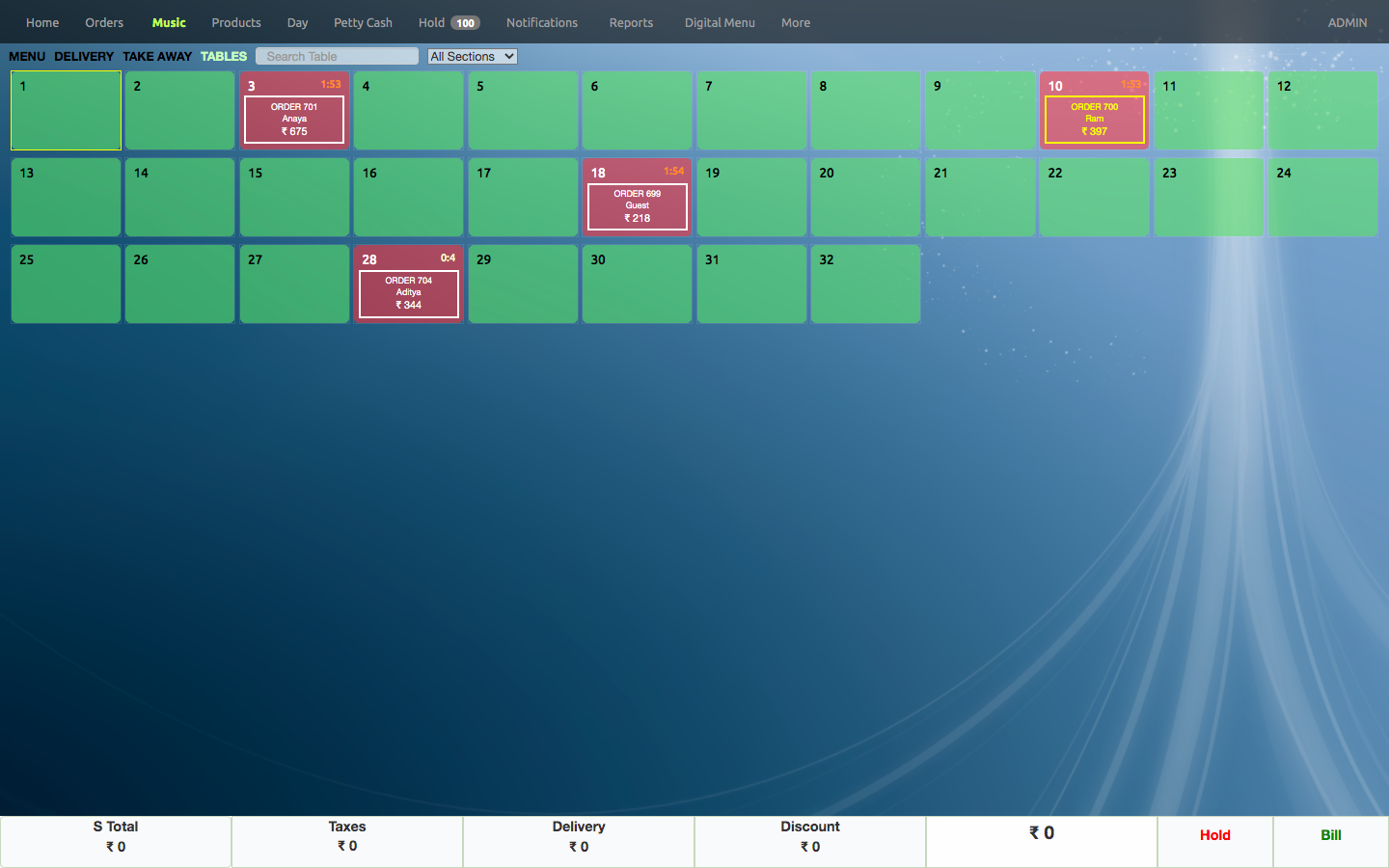 Eatlot POS Screenshots