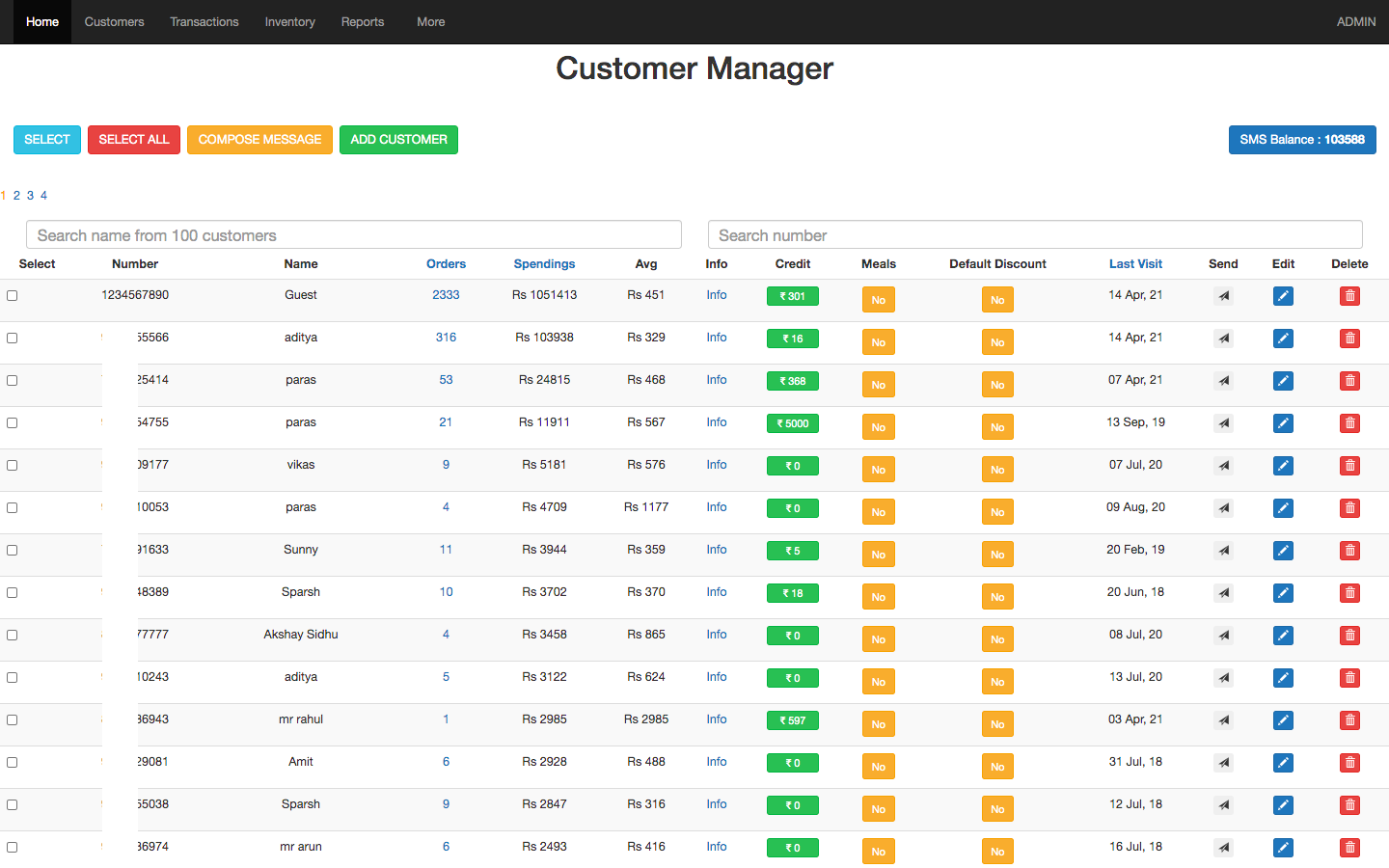 Eatlot POS Screenshots