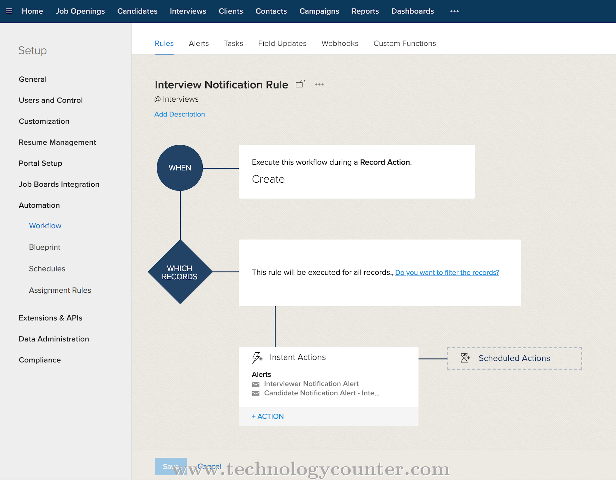 Zoho Recruit Screenshots