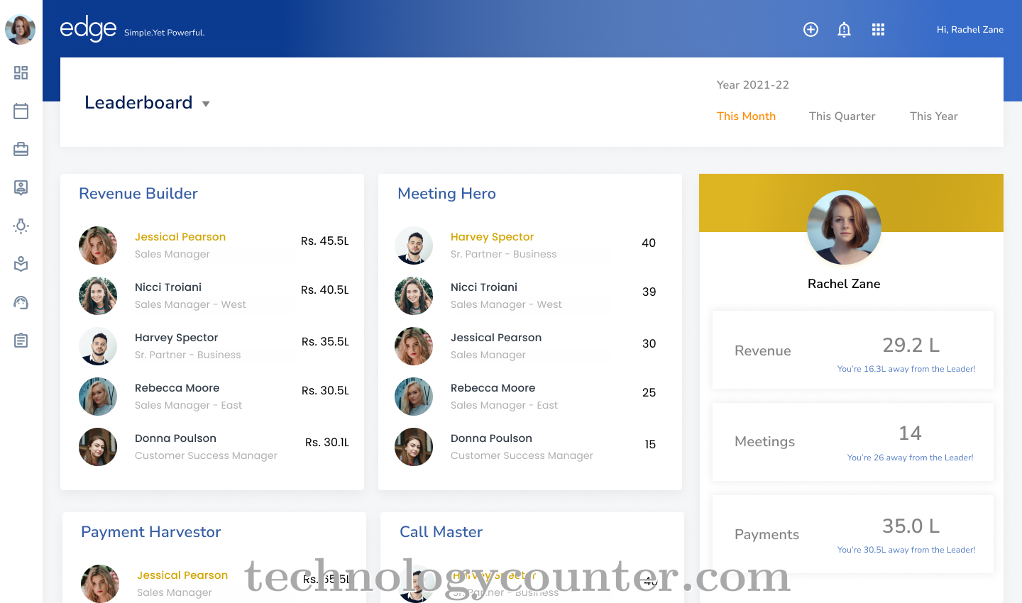 edge CRM Screenshots