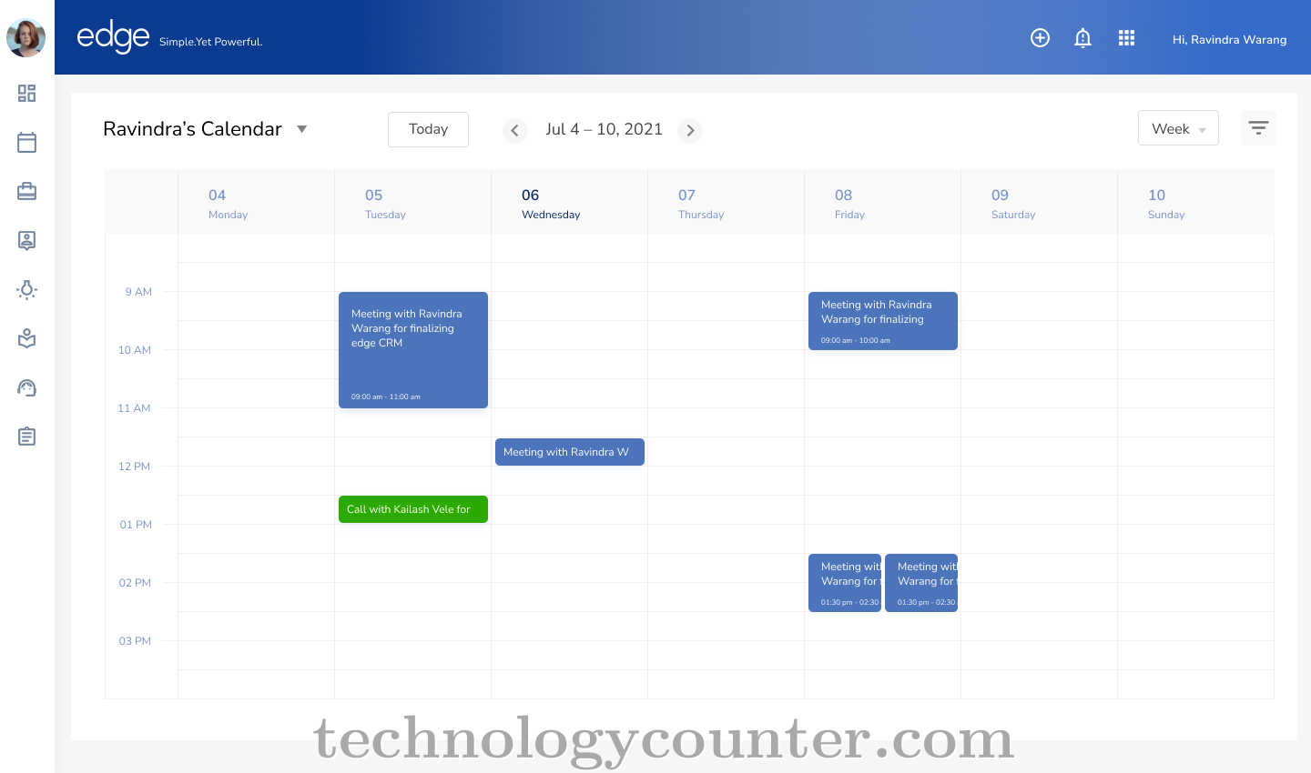 edge CRM Screenshots