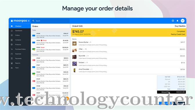 Moon POS Screenshots