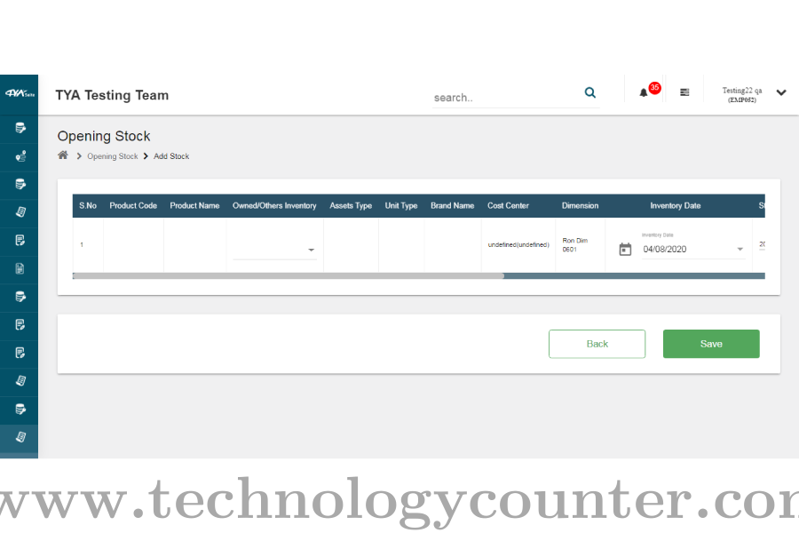 TYASuite Cloud ERP Screenshots