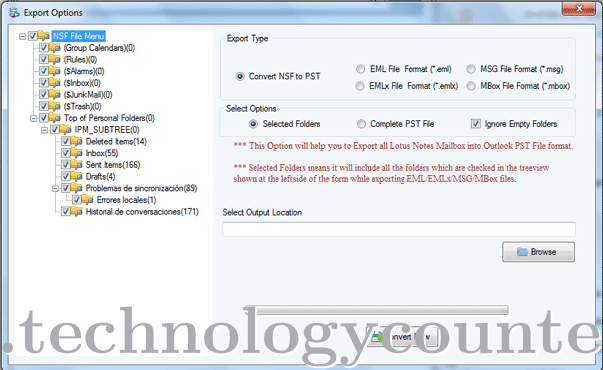 Softaken NSF to PST Converter Screenshots