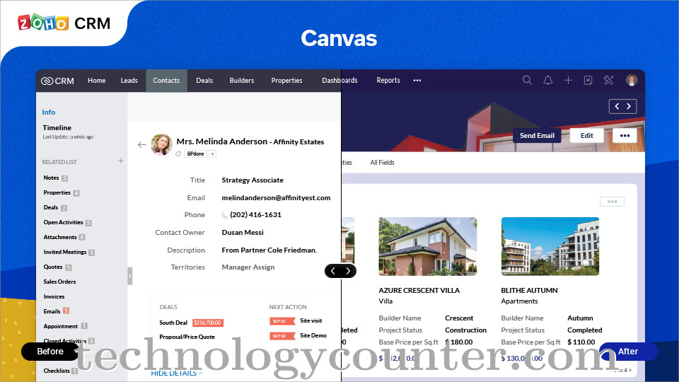 Zoho CRM Screenshots