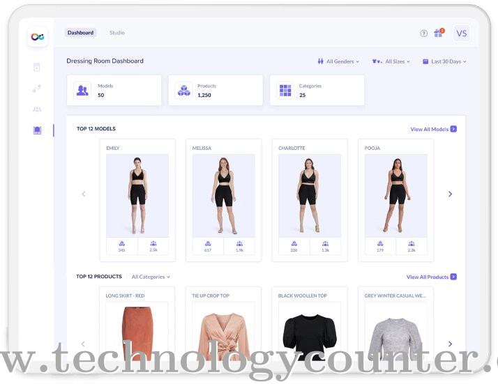 Vue.ai Virtual Dressing Room Screenshots