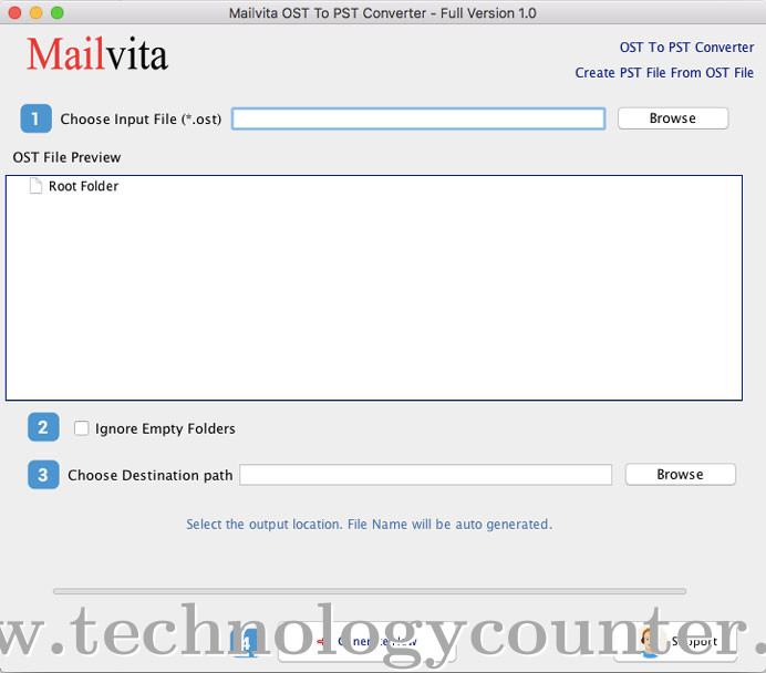 Mailvita OST to PST Converter for Mac Screenshots