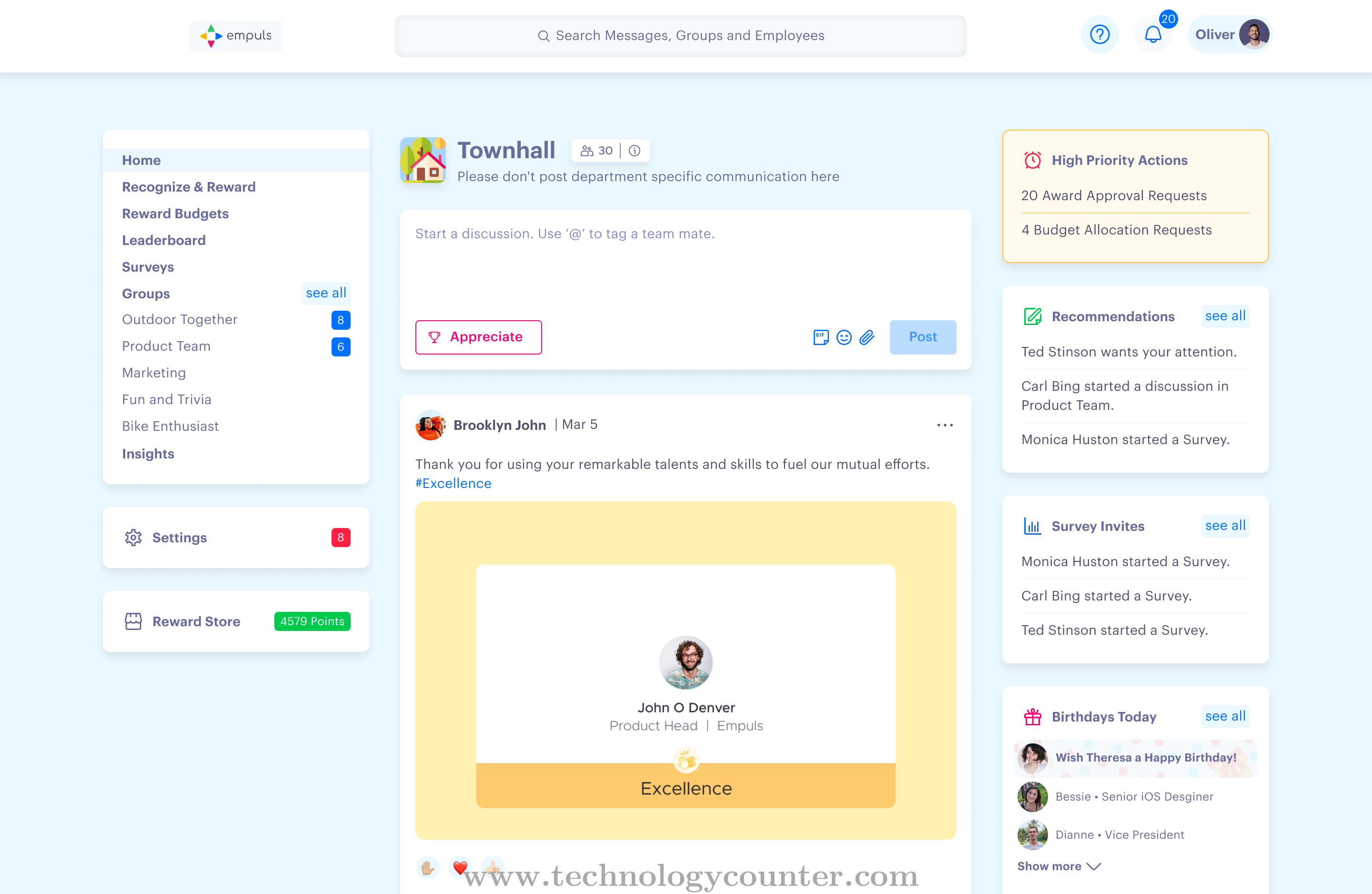 Xoxoday Empuls Screenshots