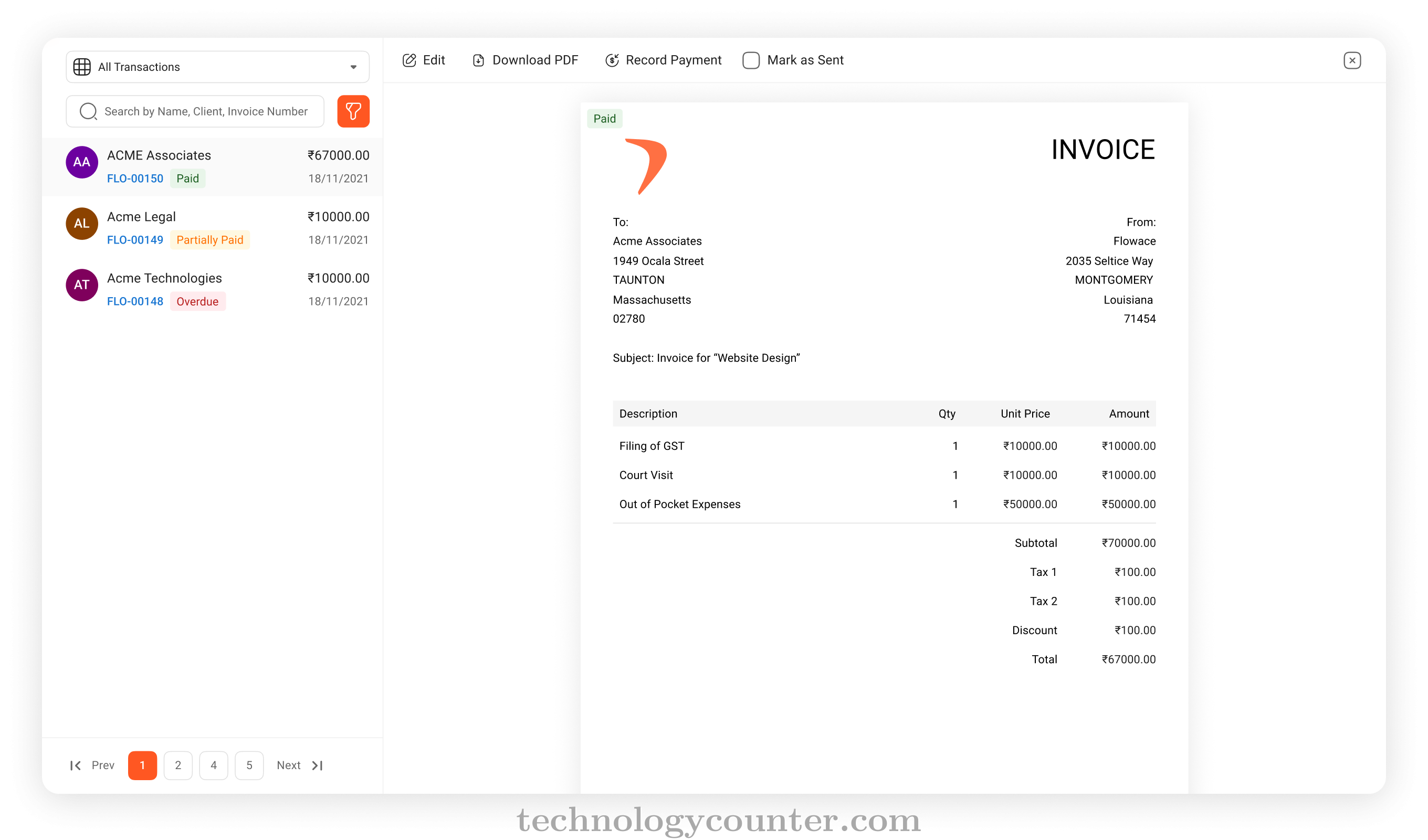 Flowace Screenshots