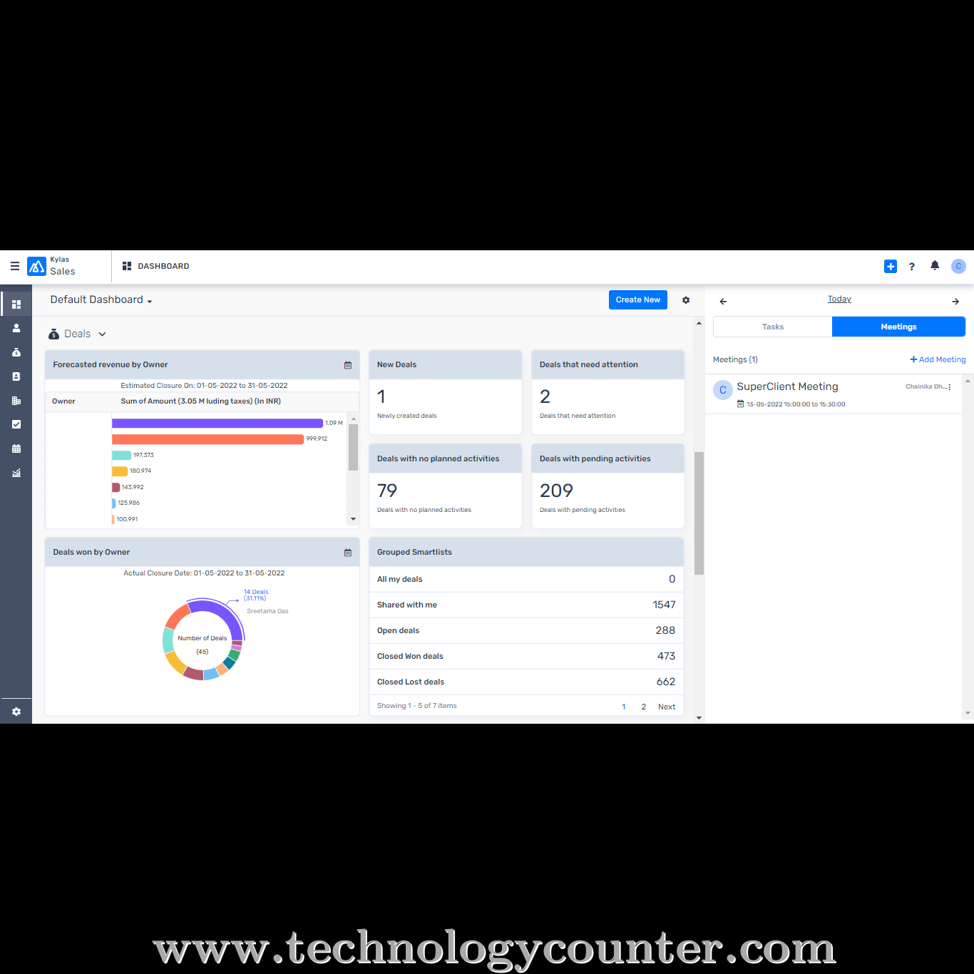 Kylas Sales CRM Screenshots