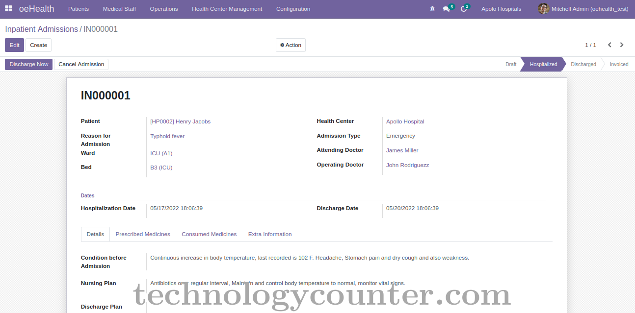 oeHealth Screenshots