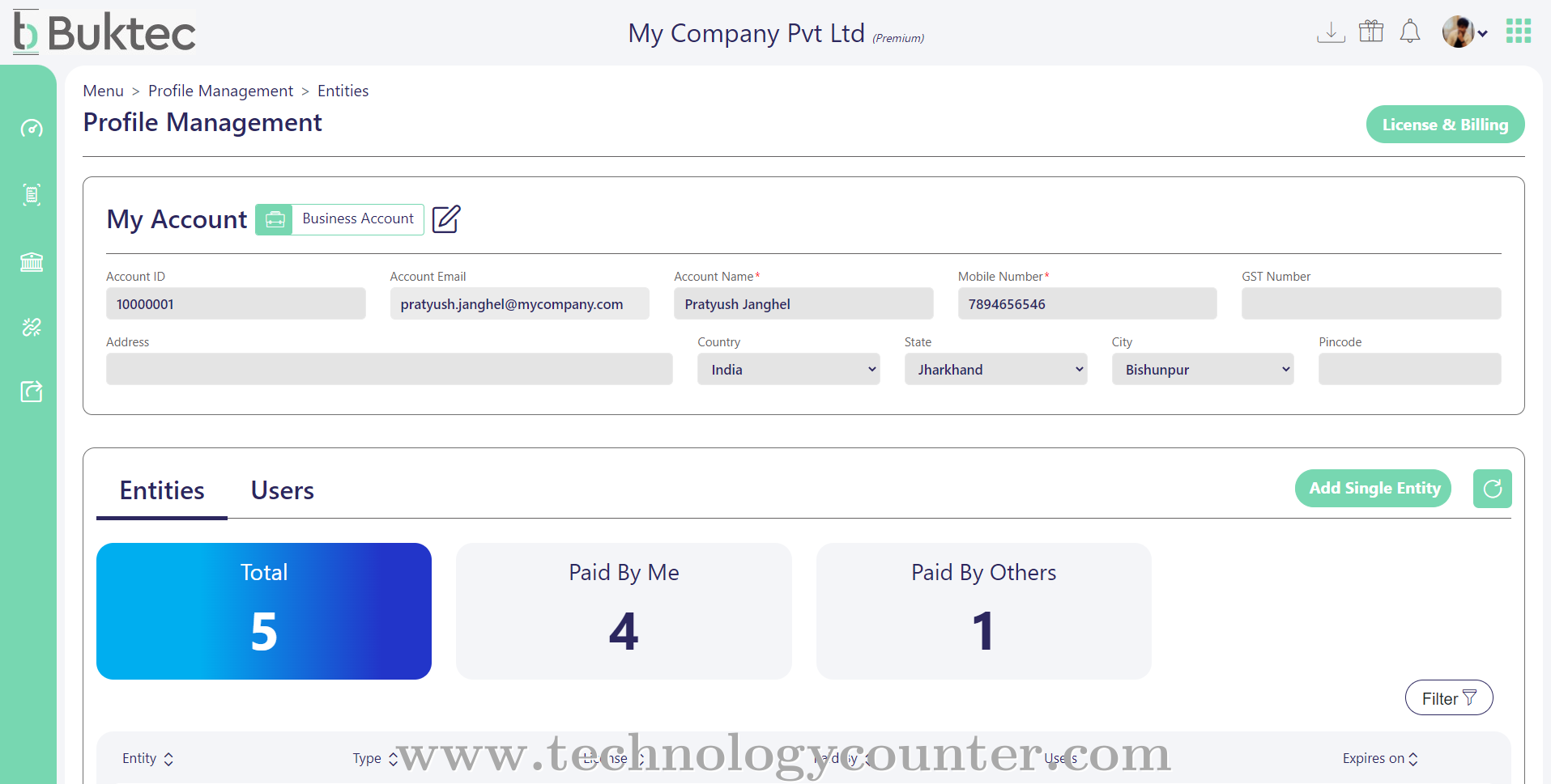 Buktec Screenshots