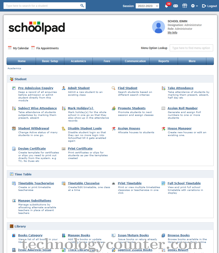 SchoolPad Screenshots