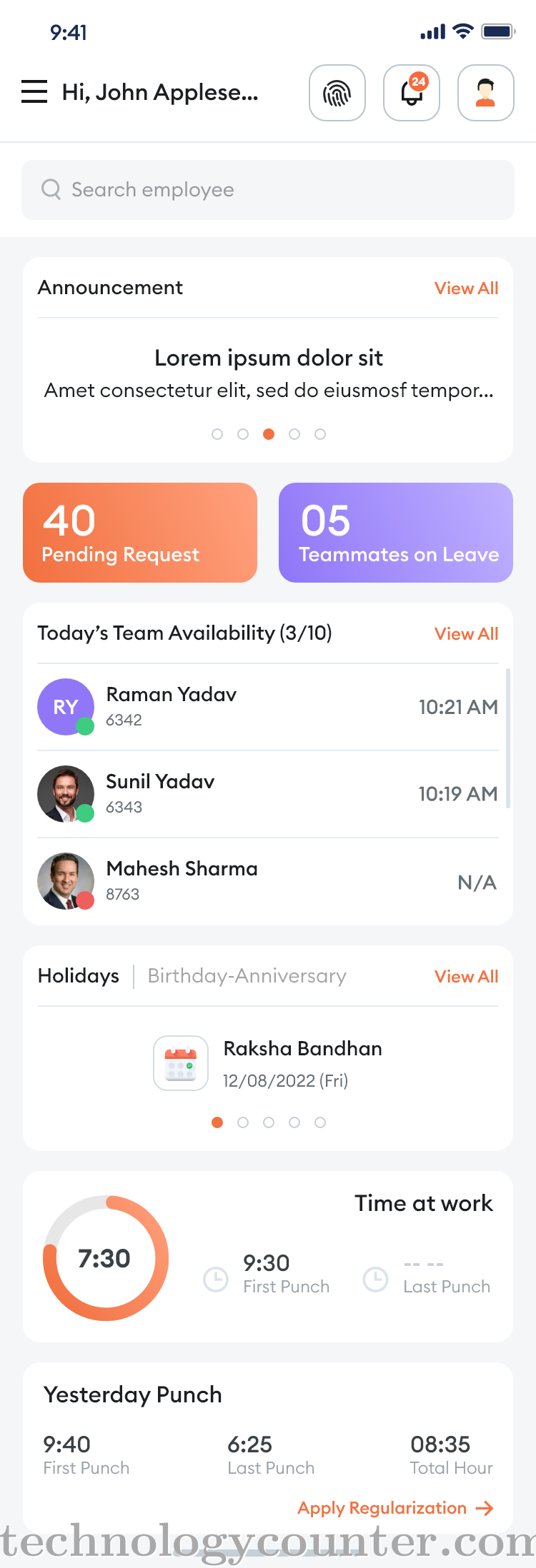 PrajjoHR Screenshots