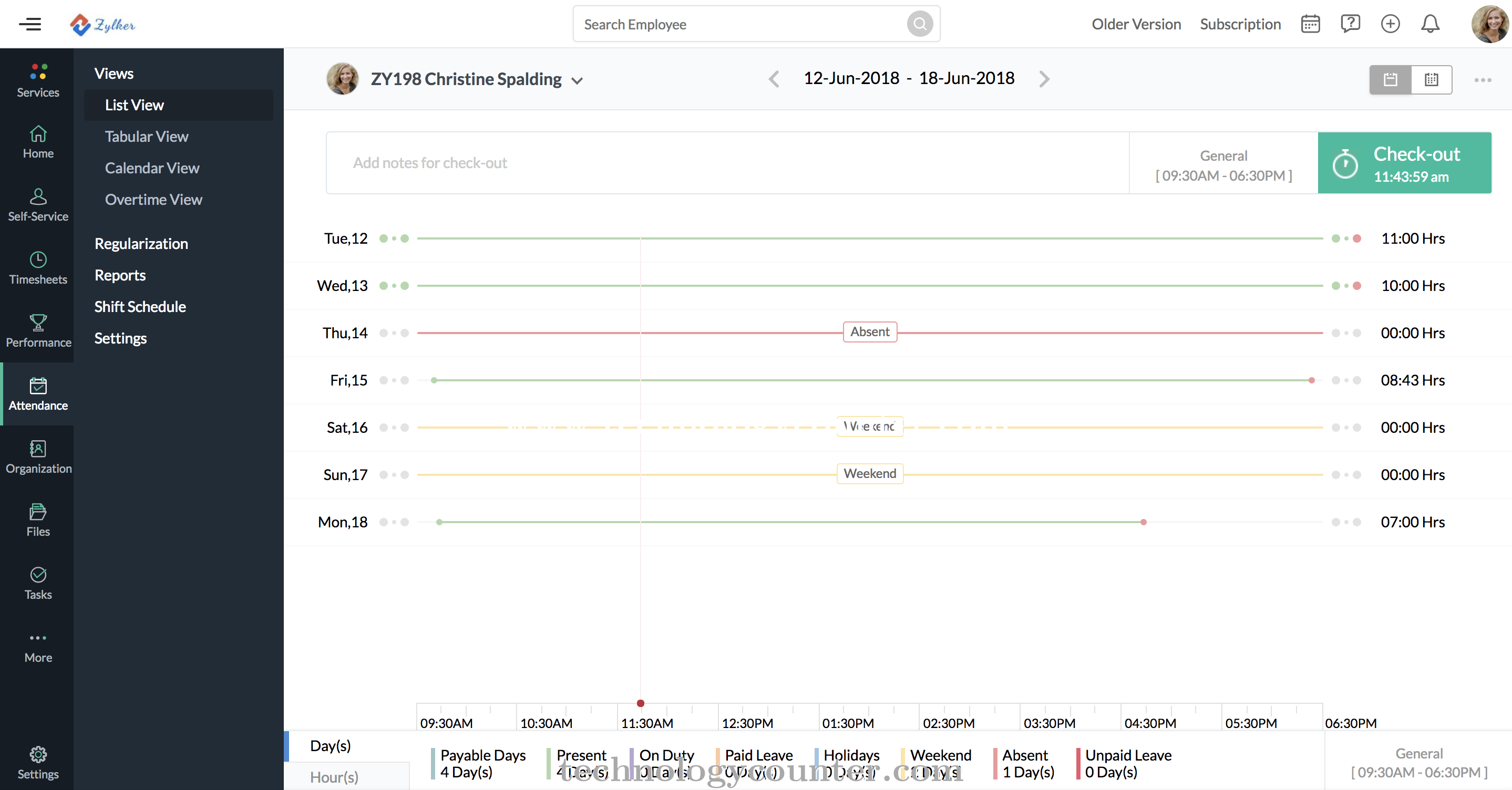 Zoho People Screenshots