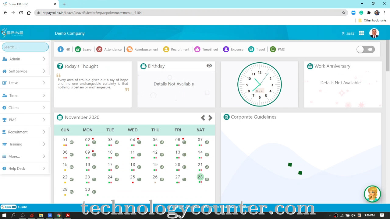 Spine HR Suite Screenshots